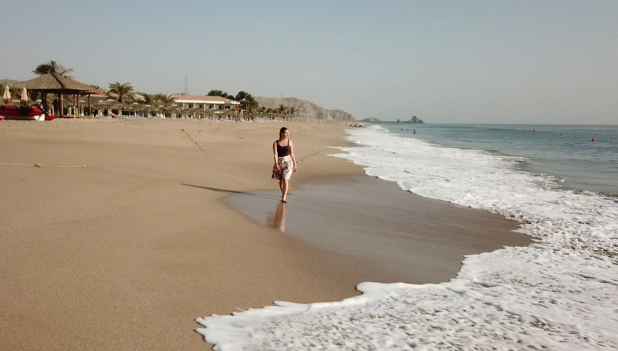 Strand vom Fujairah Rotana