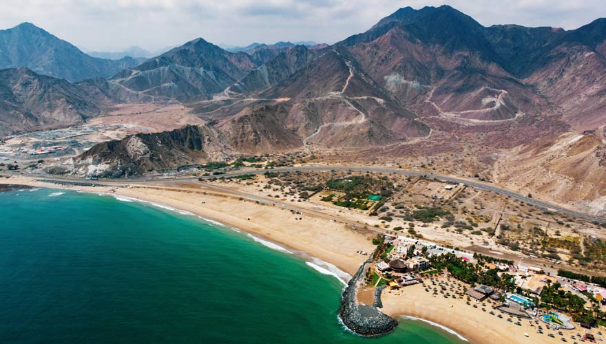 Strand von Fujairah
