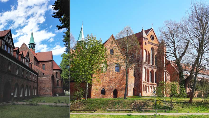 Außenansicht von Kloster Lehnin in Brandenburg