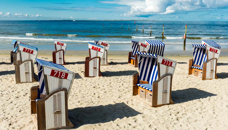Strandkörbe auf Norderney