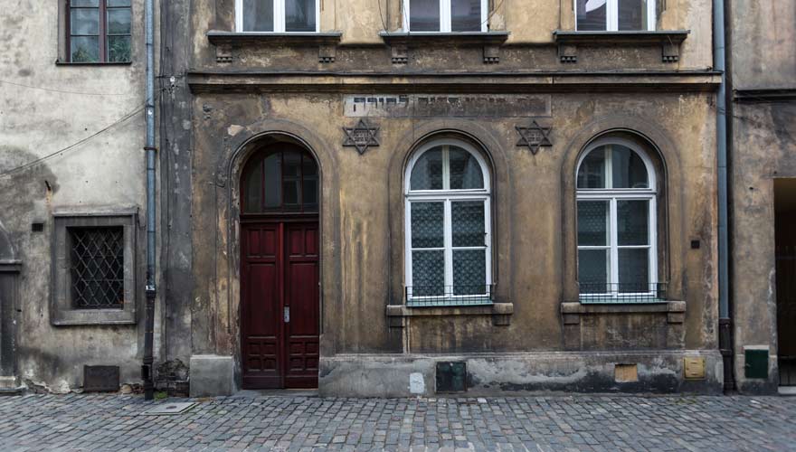 Häuser im Viertel Kazimierz in Krakau - ein absolut besuchenswerter Stadtteil