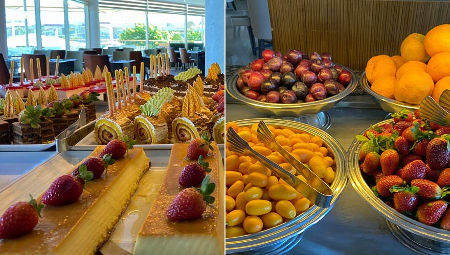 Buffet im Hauptrestaurant des Royal Albatros Moderna in Sharm el Sheikh