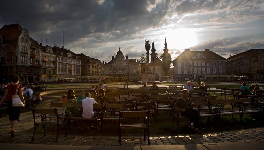 Platz in Timisoara, Rumänien