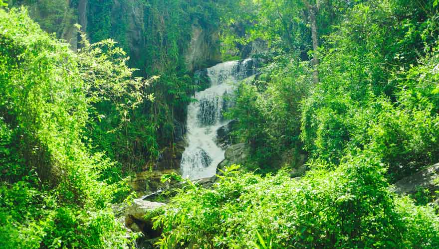 Mae Sa Wasserfall im Doi Suthep Pui Nationalpark in Chiang Mai