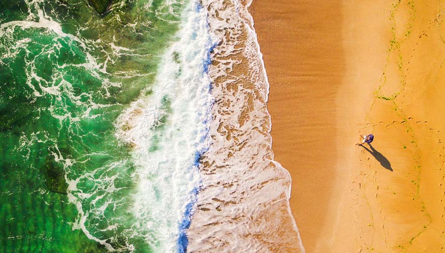 Goldener Sand vom Goldstrand in Bulgarien