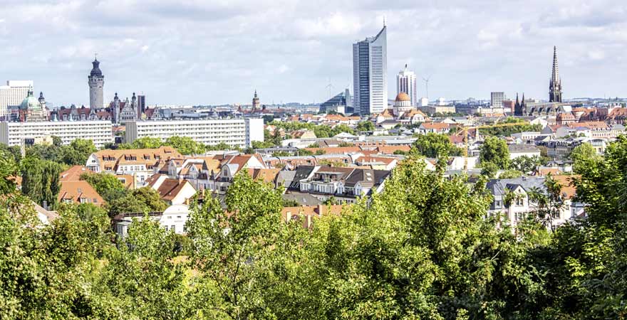 Skyline von Leipzig
