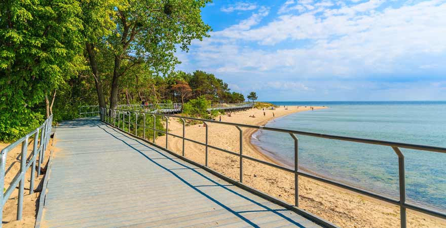 Strand bei Puck in Polen