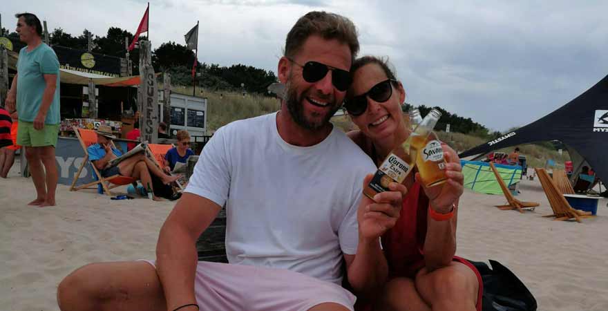 Dirk mit Corona Bier