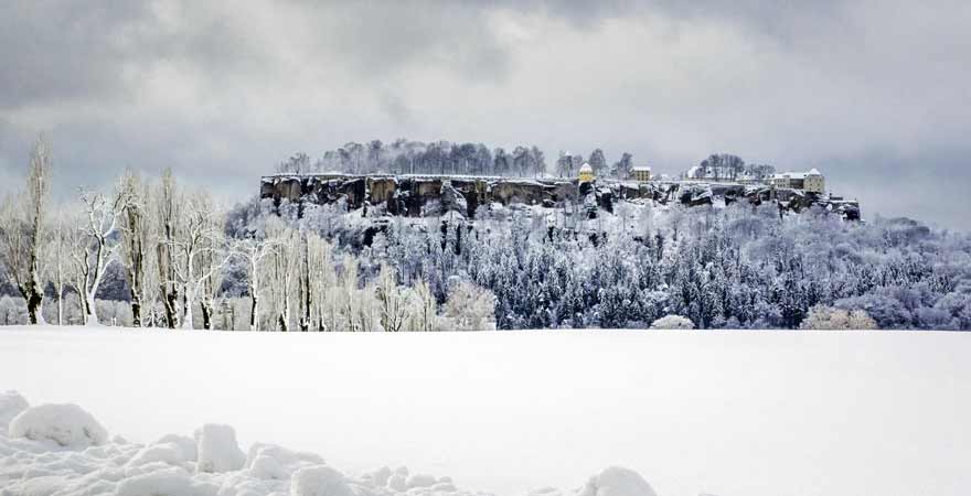 Festung Königsstein in der Sächsischen Schweiz