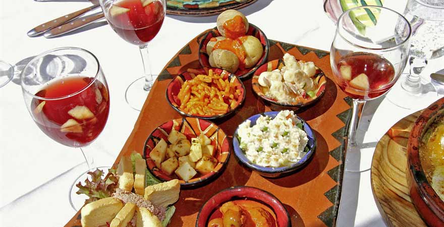 Tapas und Sangria