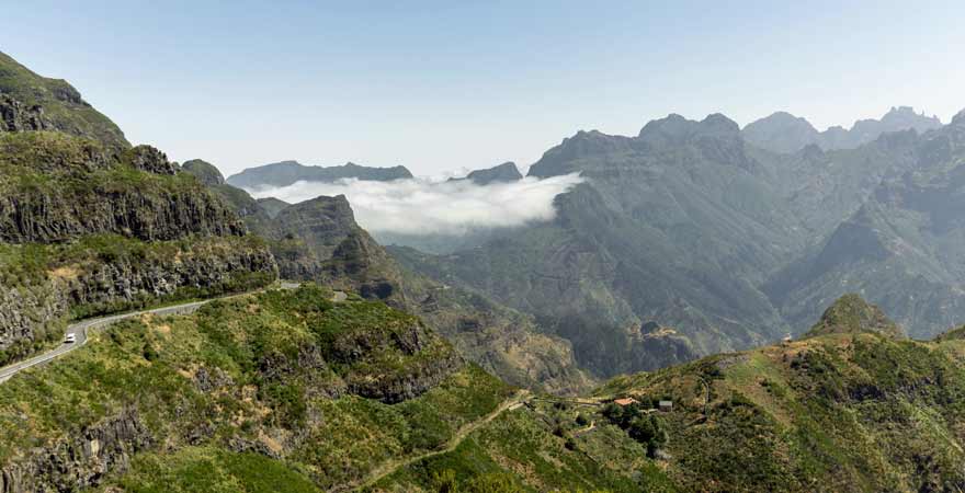 Boca de Encumeada auf Madeira in Portugal