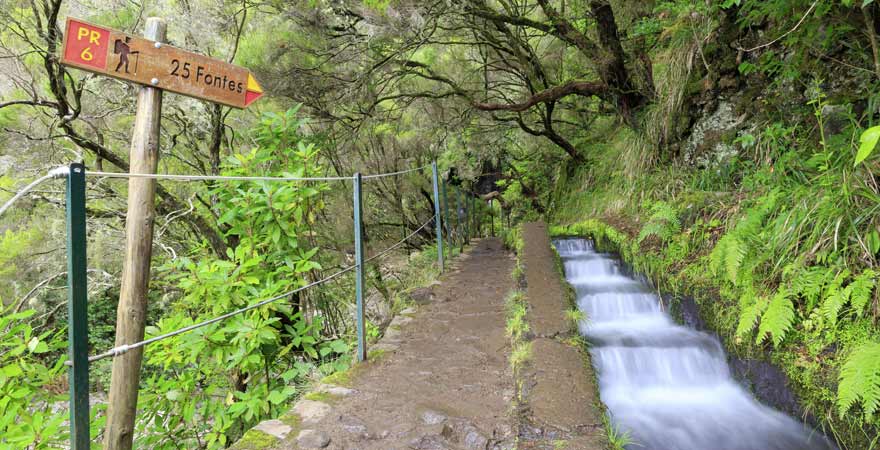 Wandern auf Madeira in Portugal