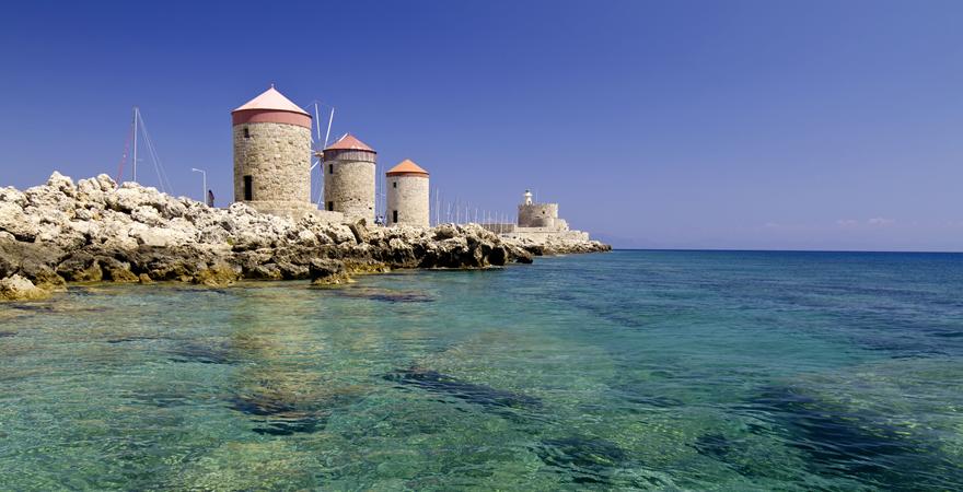 Windmühlen auf Rhodos