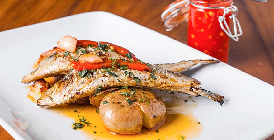 Gegrillte Sardinen Algarve