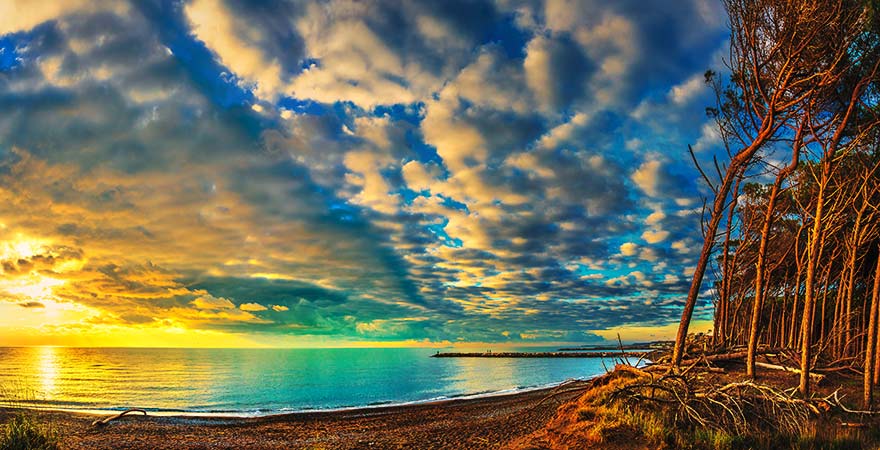 Marina di Cecina in der Toskana