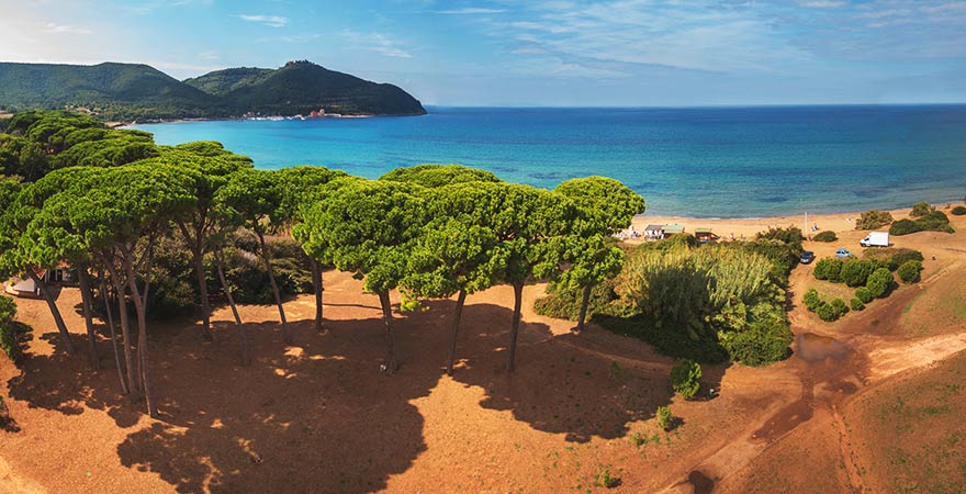 Golf von Baratti in der Toskana
