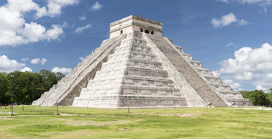Maya-Pyramide in Mexiko