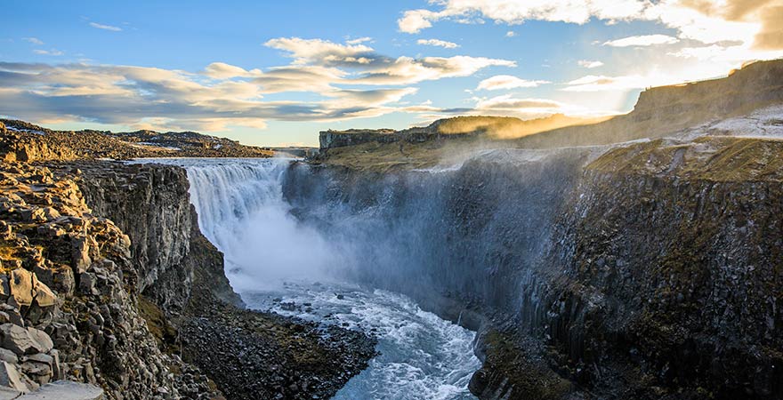 Dettifoss-Wasserfall in Island