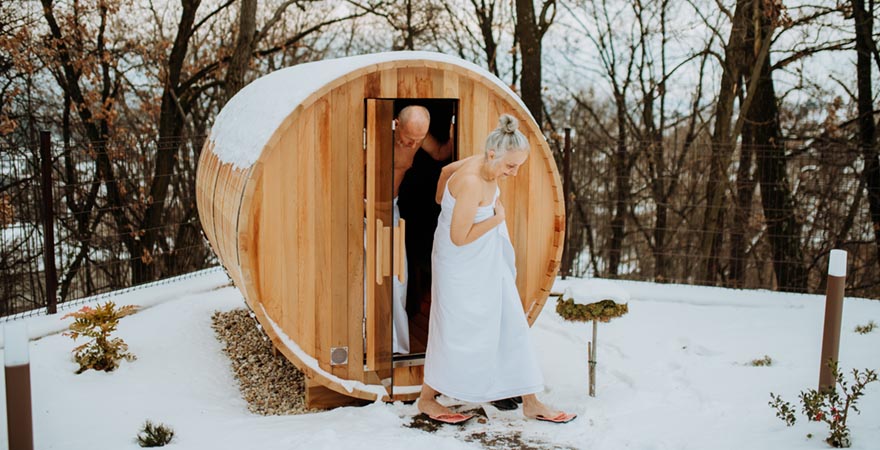 Sauna in Schweden