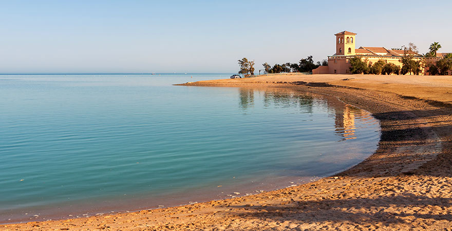 Strand am Roten Meer in El Gouna