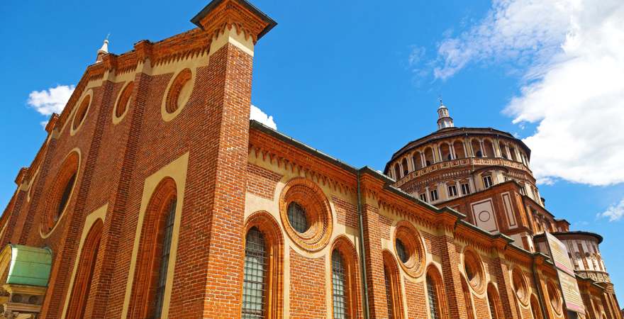 backsteinkirche in mailand