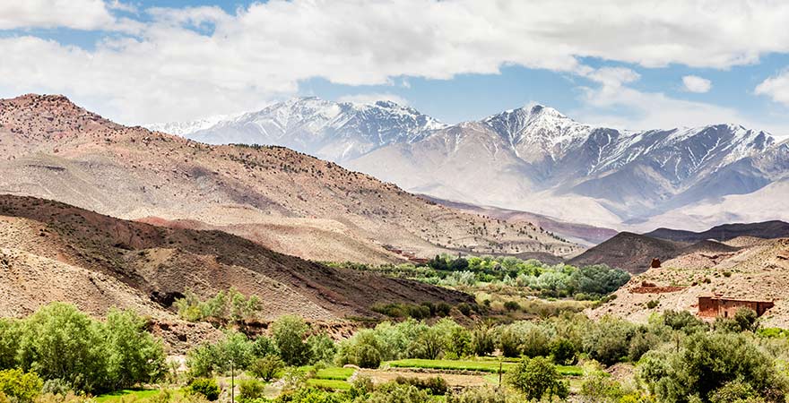 Errachidia in der Oasenregion des Tafilalet in Marokko