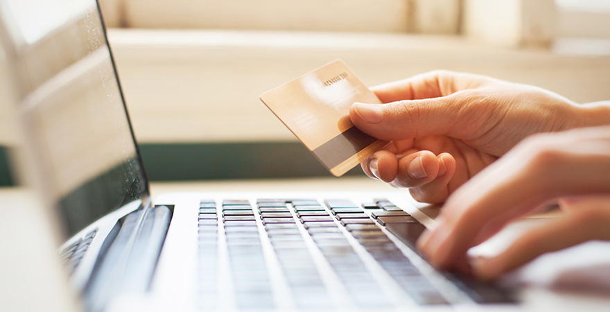 Onlineshopping mit Kreditkarte