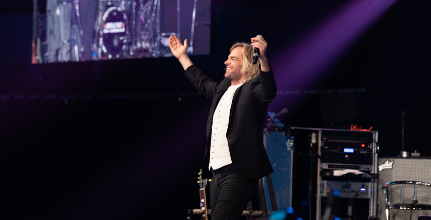 Sängerin Nicole auf der Goldenen Sonne 2018