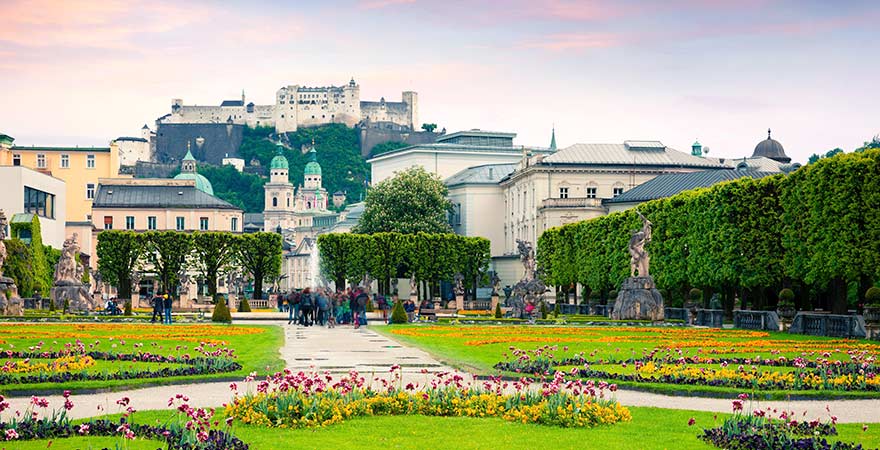 Mirabellgarten in Salzburg, Österreich