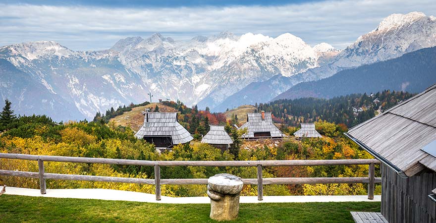 Velika Planina in Slowenien