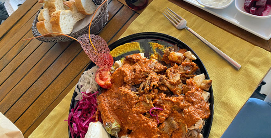 Kebab Teller in der Türkei