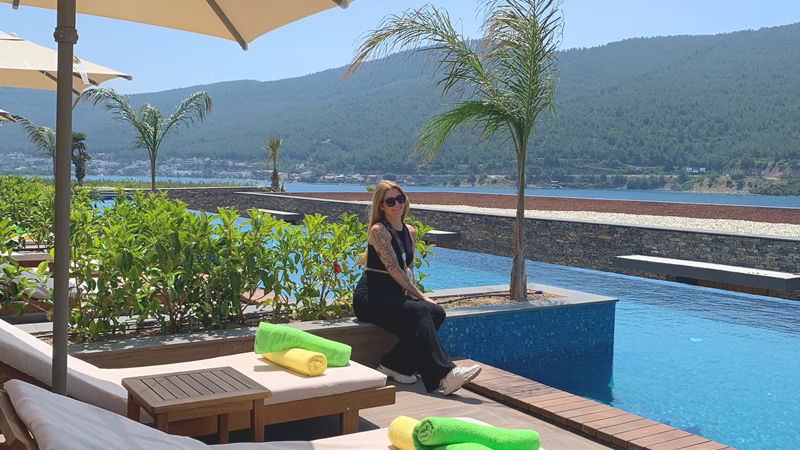 La Blanche Island Terrasse