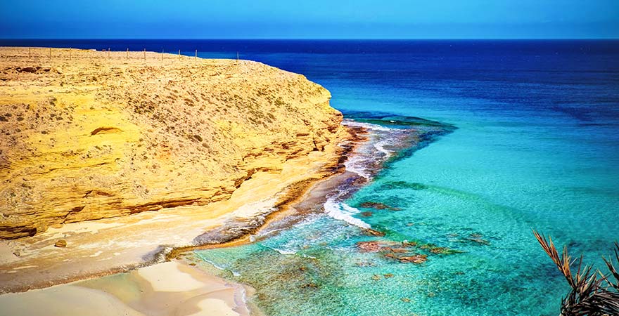 Agiba-Strand bei Marsa Matruh in Ägypten