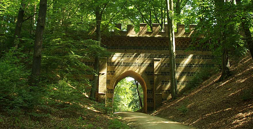 Landschaftspark Fürst-Pückler-Park Bad Muskau in der Oberlausitz
