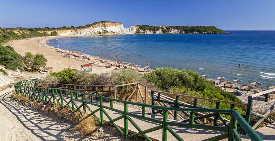 Sandstrand von Gerakas