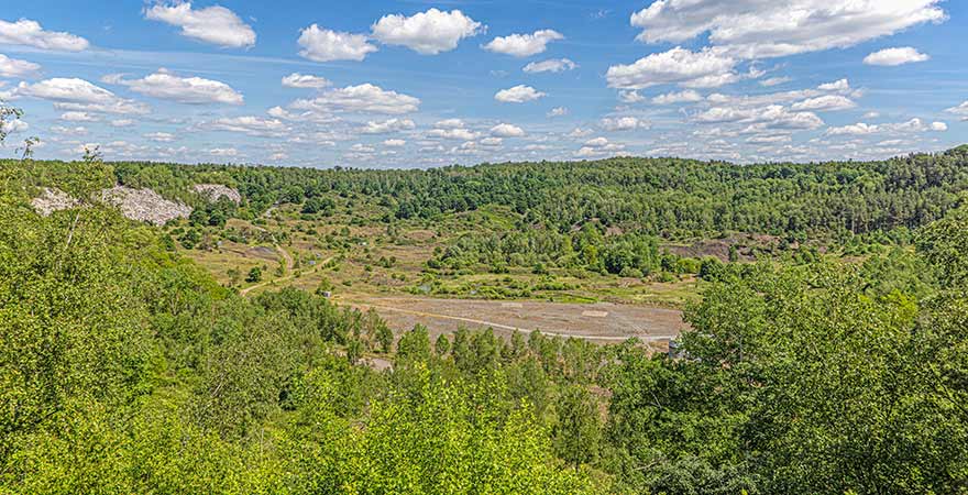 Fossilien-Ausgrabungsstätte und UNESCO-Welterbe Grube Messel bei Darmstadt