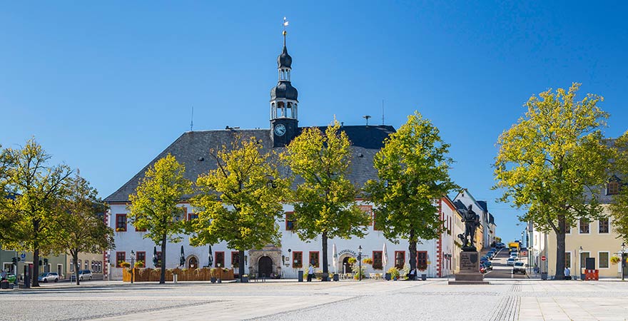 Altstadt von Marienberg in Sachsen