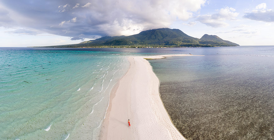 White Island Beach vor Camiguin auf den Philippinen