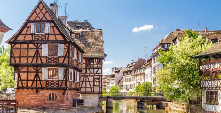 Haus Gerber im Viertel Petite France in Strassburg