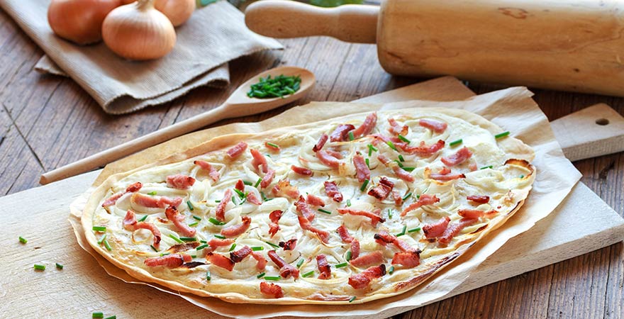Elsässer Flammkuchen
