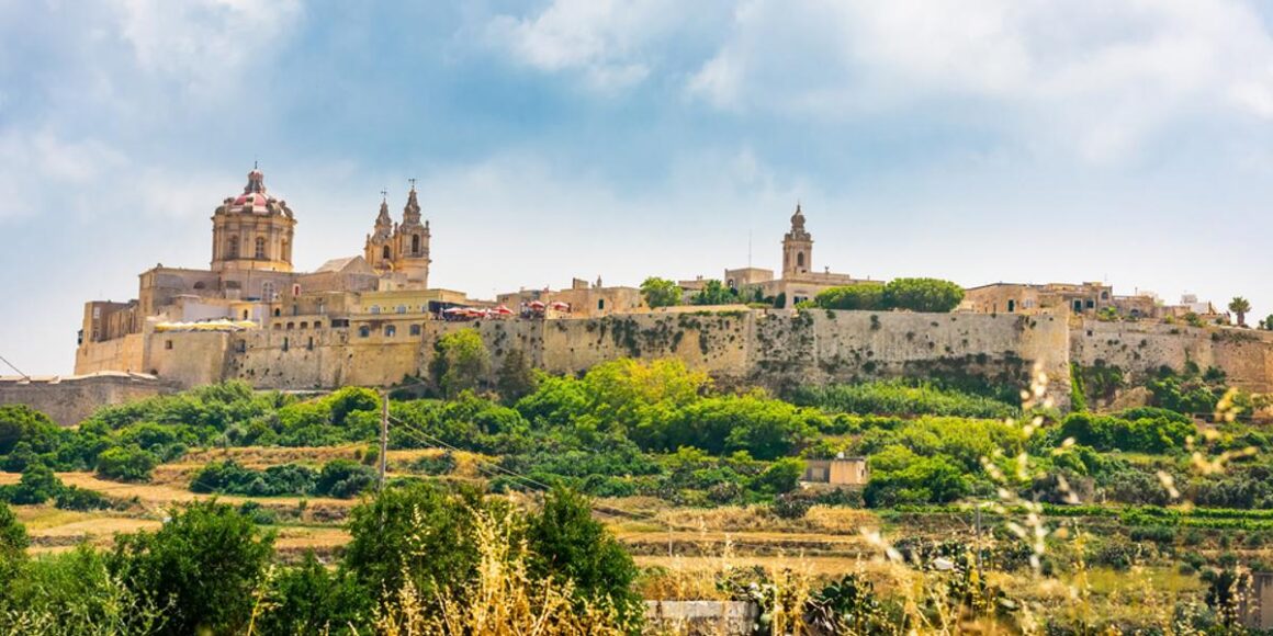 Blick auf Mdina