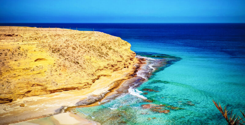 Ageeba-Strand in Marsa Matruh in Ägypten