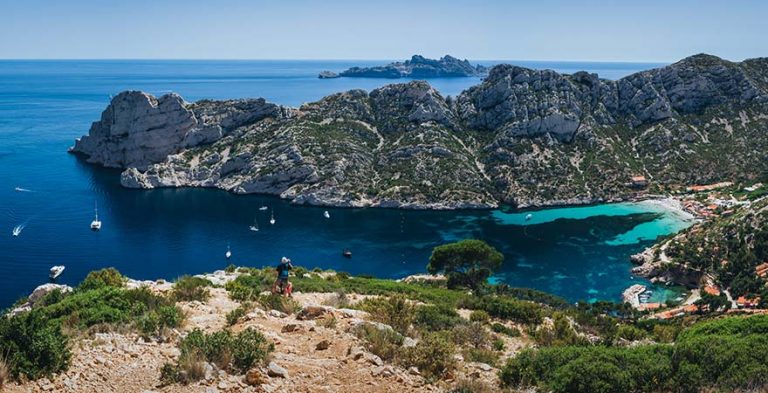 Calanque de Sormiou nahe Marseille in Frankreich