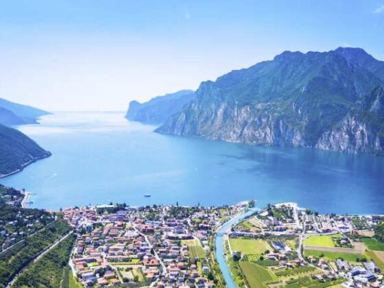 Blick auf Trentino am Gardasee