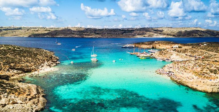 Blaue Lagune auf Comino, Malta