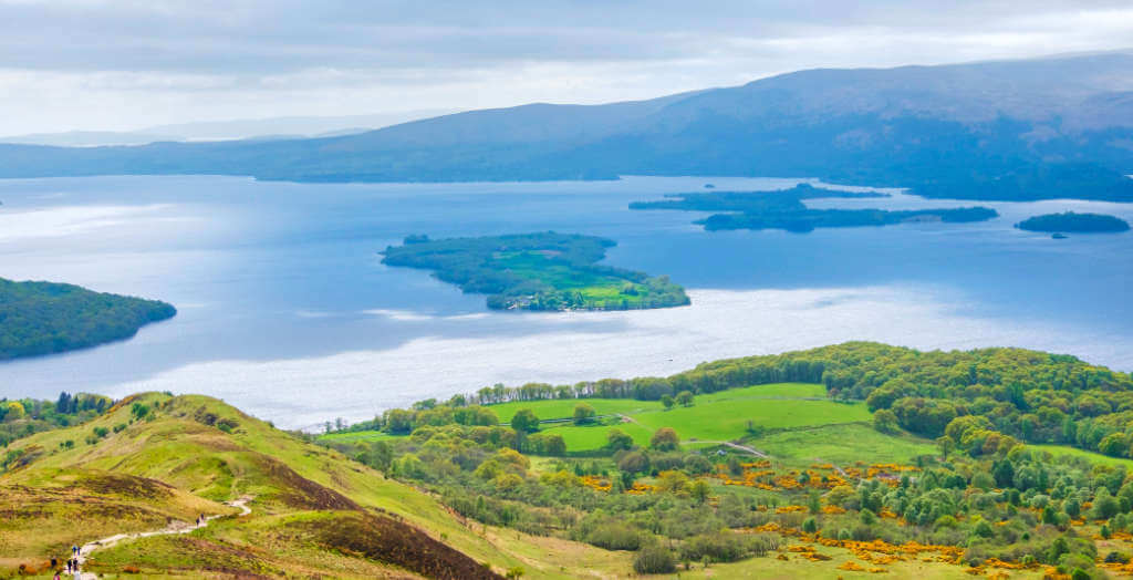 Loch Lomond in Schottland