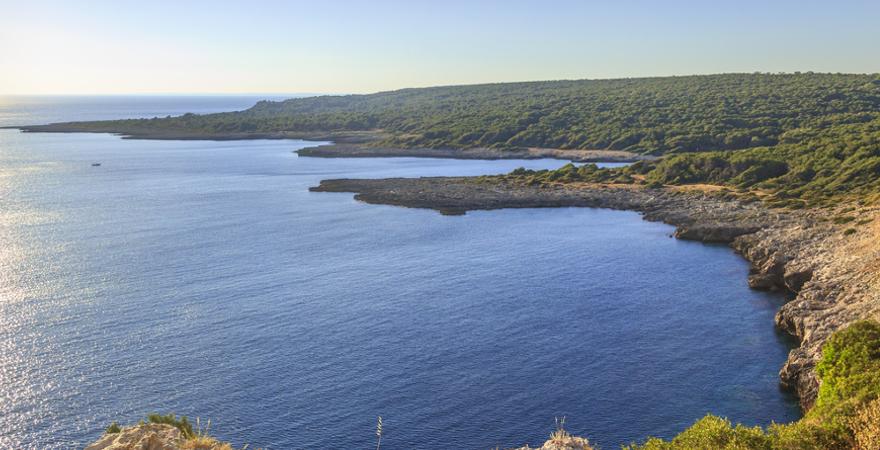 Porto selvaggio in Apulien