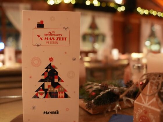 menükarte - sonnenklar weihnachtszeit in essen
