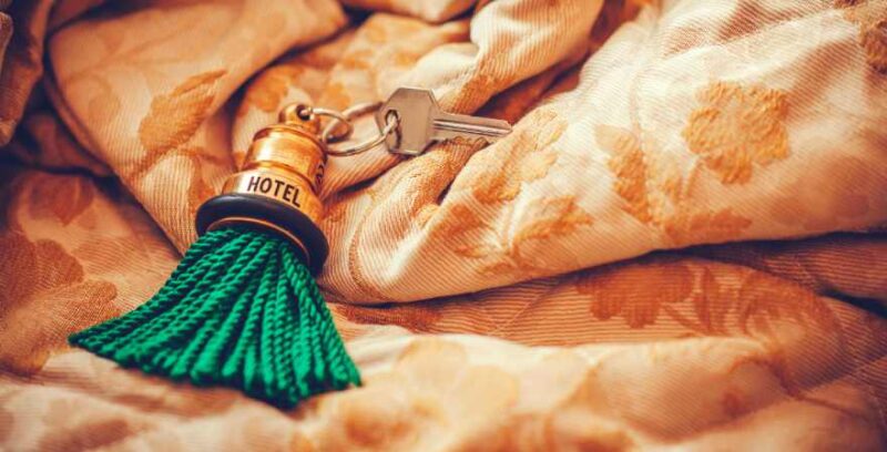 Hotel Schlüssel Nahaufnahme