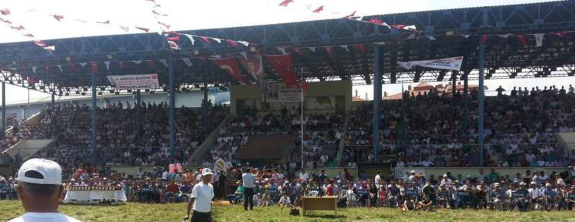 Ausflug zum Oel Ringkampf Türkische Riviera